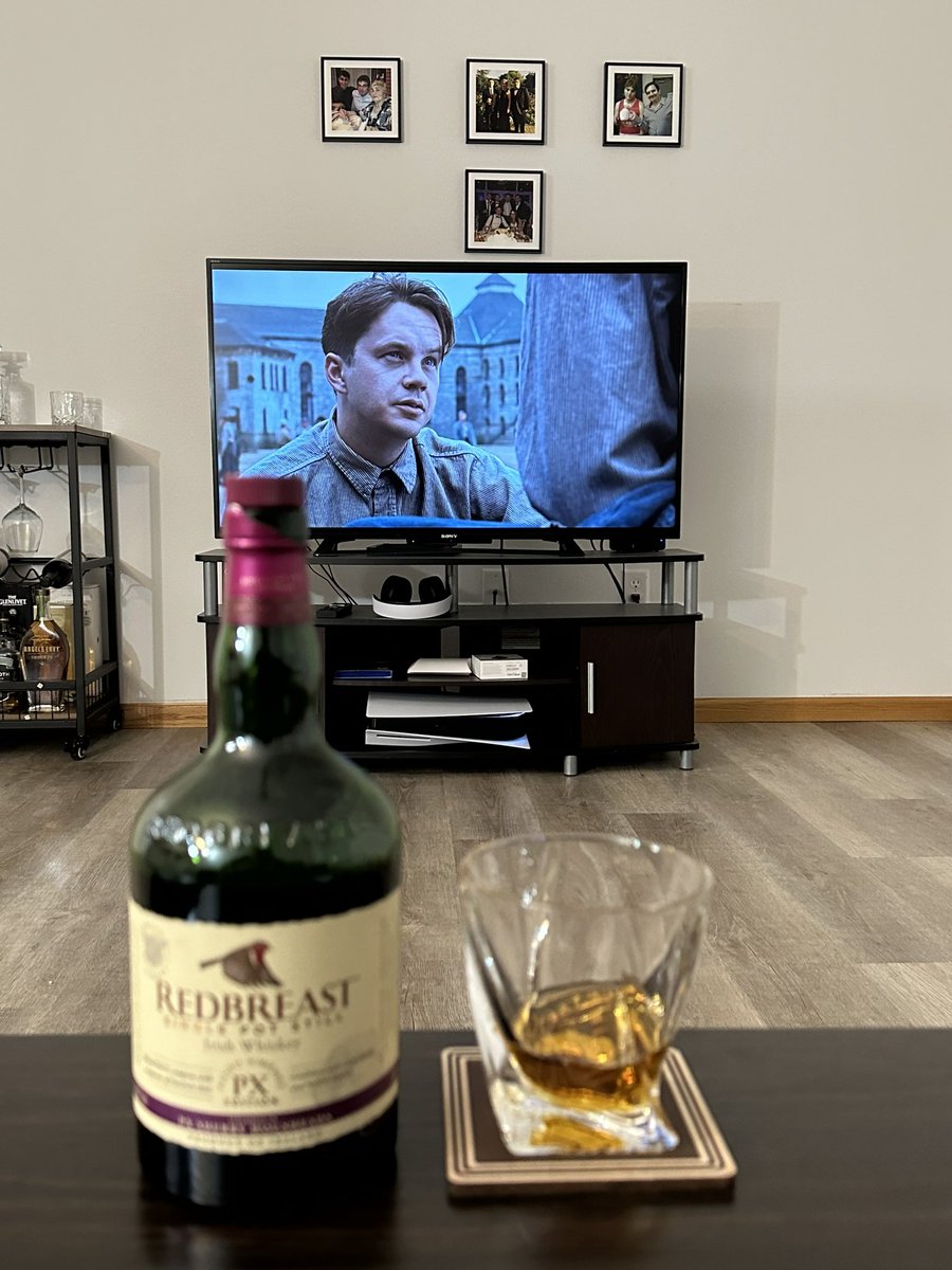 After a taxing few weeks, I decided to give myself the day off. Some @Redbreast_US whiskey 🥃 and the greatest movie 🎥 of all time (right, <a href="/cardiojaydoc02/">Dorian L. Beasley MD, FACC</a>?) was just what the doctor ordered. #diastole #TheShawshankRedemption