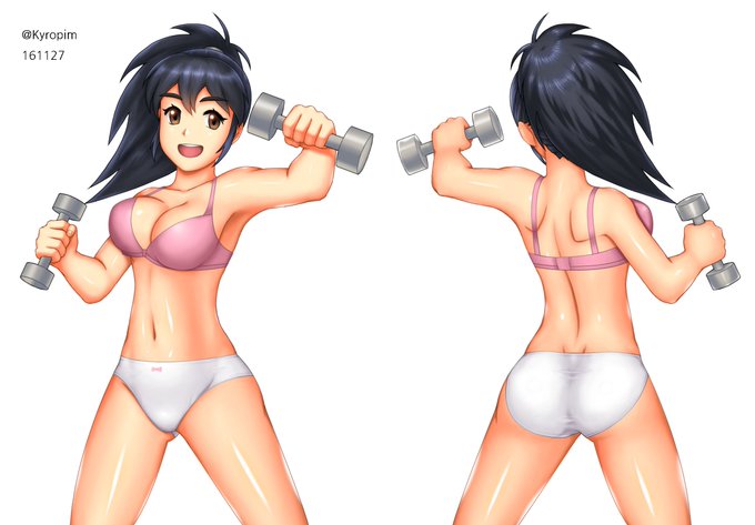 そういや下着はあんまり描いてませんね #ブラジャーの日 