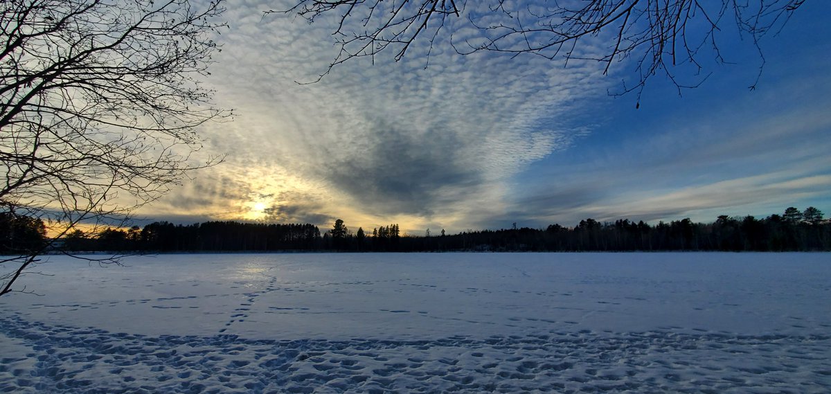 arjohnson79's tweet photo. Beautiful winter evening 💙 https://t.co/WzjD5QWB43