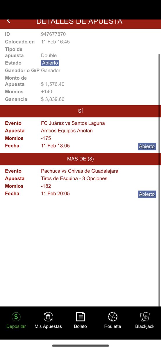 CardinalTeamTct's tweet photo. BTTS @ClubSantos @fcjuarezoficial
Ov8 Córners @Tuzos @Chivas
#Freerlay +140 🔥
Esperemos sumar todos ahora 🙌🏼
Le gustan directas goles y córners 🫵🏼
#gamblingtwitter #apuestasdeportivas #FreePick #Tipster #Ingesportspicks https://t.co/whGY6pYcSE