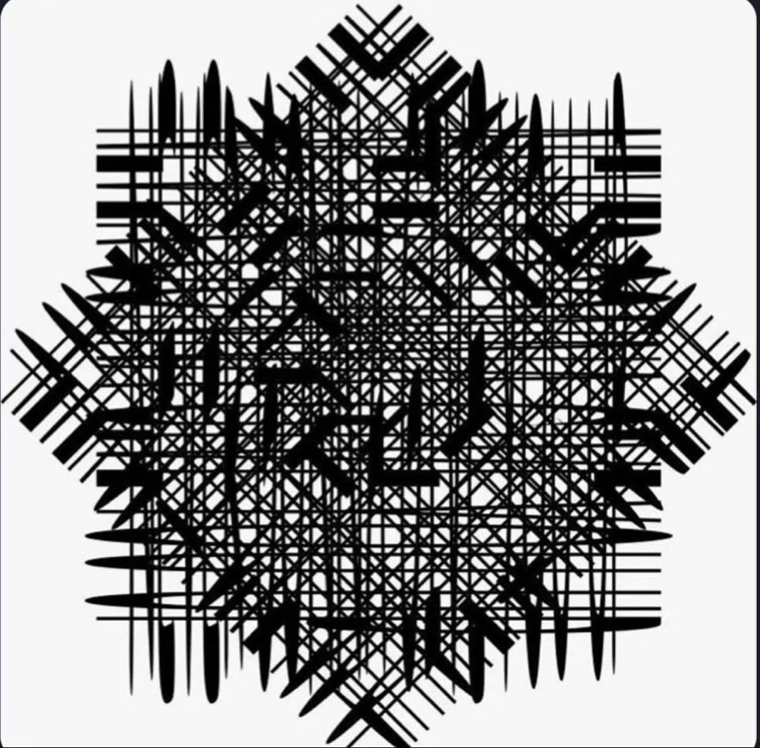 Okay try this: Close one eye. Tilt your phone away from you until you are looking at the charging hole. Look at the image.