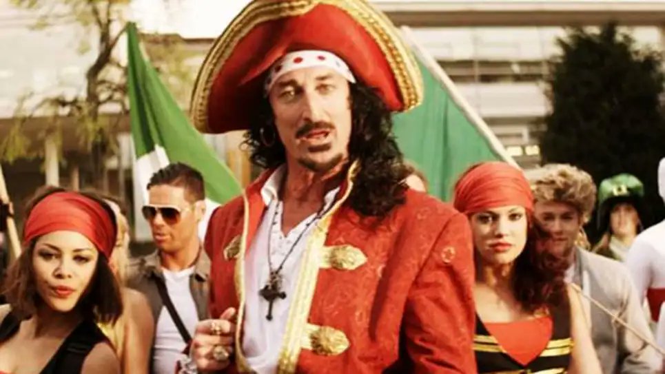 TheOnion's tweet photo. Liquor Commercial Featuring Dance Party On Pirate Ship Also Includes Important Message About Responsibility https://t.co/aECZQrr3oc https://t.co/Oc3GkMkrLH