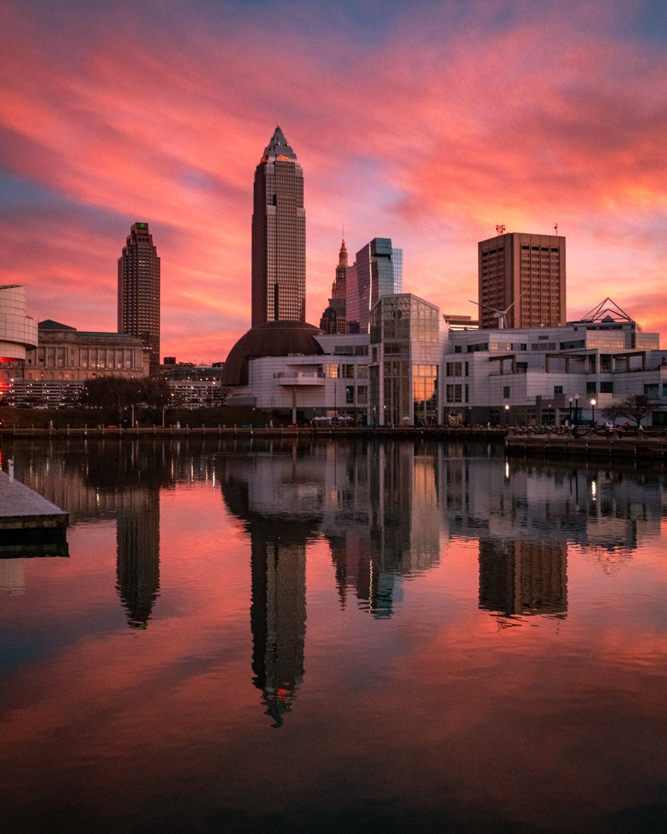 Tonight’s Sunset in Cleveland, OH