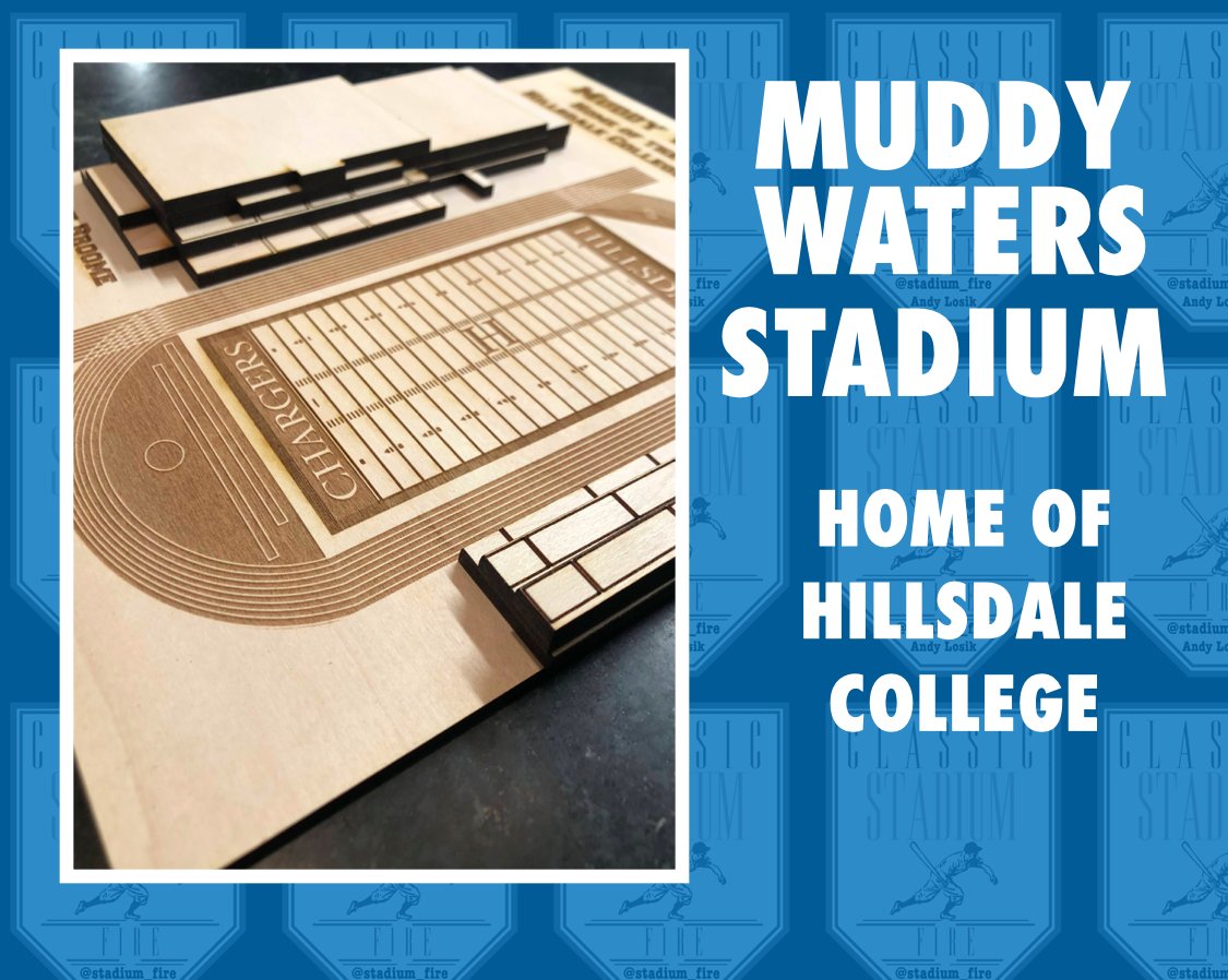 Order a Muddy Waters Stadium during February or March, and a portion of every order will go directly to the Hillsdale College Football team's 2023 Lift-athon efforts. 

Free personalization on every order. 

classicstadiumfire.etsy.com/listing/929551…