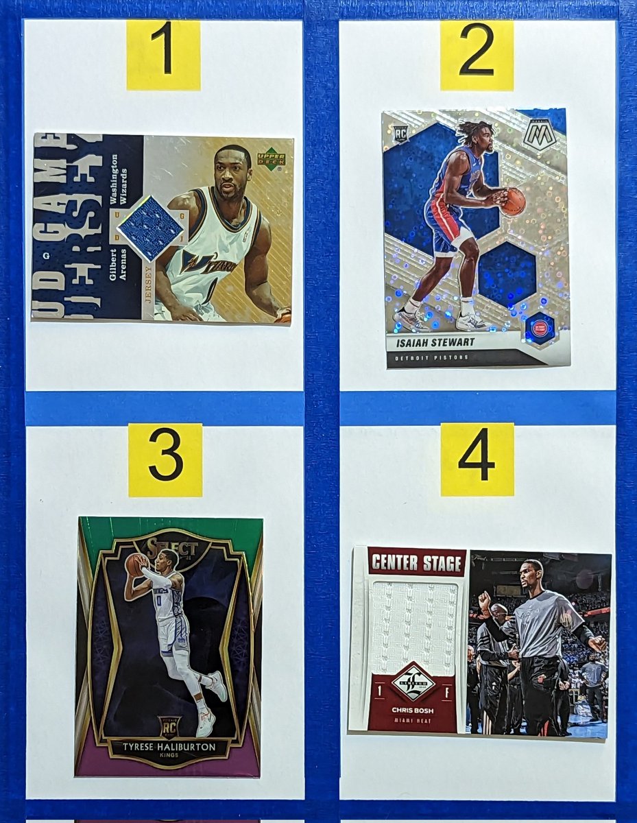 UniqueFinds09's tweet photo. Day 3 / Post 71 - $4/each
1 is event worn
4 is /199 game worn
Claim by number. See pinned for shipping. Sale ends 2/11! #UniqueSuperStacks
@SleepyCards_RT @GG_Hobby @sports_sell @HiveRetweets @Nolacardtweets #Basketball https://t.co/YPiNmJczp4