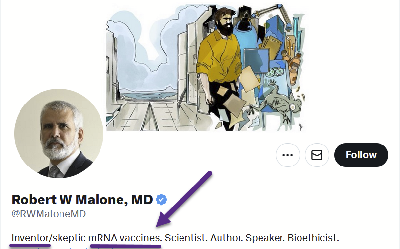 PTUK_US's tweet photo. @RodneyCorbine @mcfunny @MikeMarkz @Top_Muppetries @DrAseemMalhotra @elonmusk When are you going to argue with Bob Malone MD who is one of the pioneers of the mRNA Tech about his bio: https://t.co/UdE1f02uHY