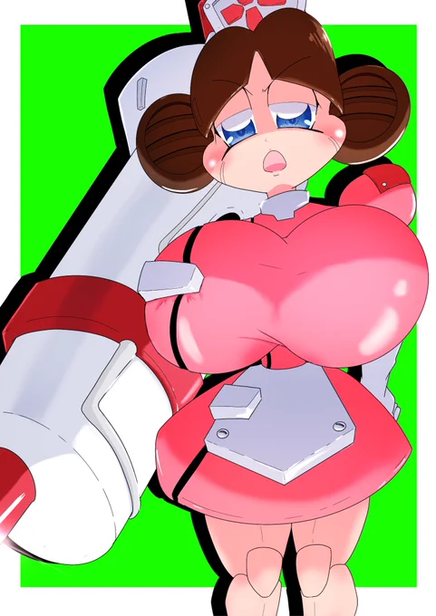 だがこんな時こそセンシティブ手前(アウト?)な絵の投稿だロボットポンコッツのナース 