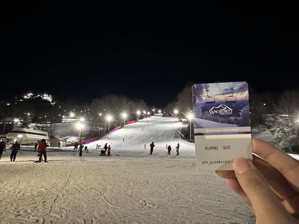 打开 Wachusett ⛷️🎿