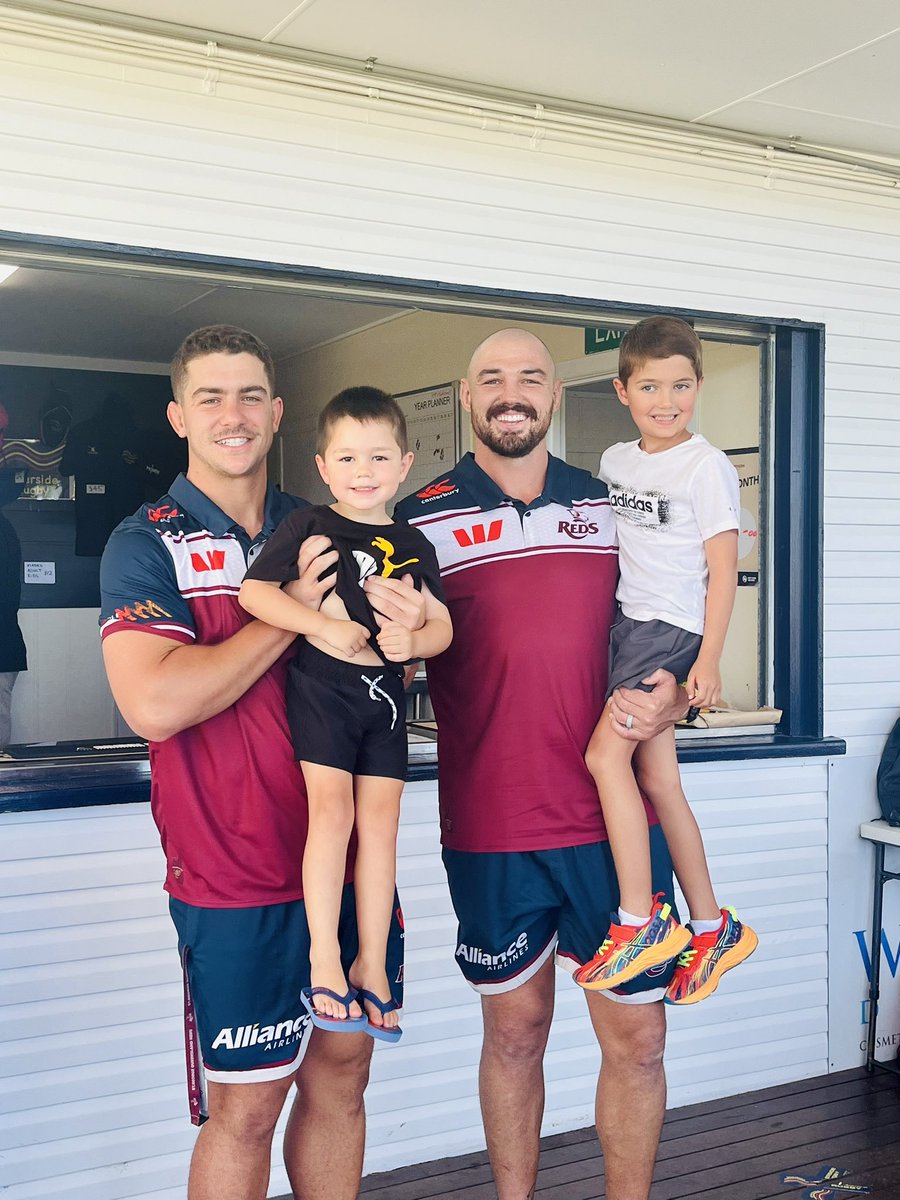 LeapingFences's tweet image. Couple of Reds players here at the Next Gen Rugby Coaching clinic at Riverside RFC this morning.

153 junior rugby players from U6-U18 enjoying the first week of a two week clinic with exemplary coaches! 

#NetGen
#RugbyFamily