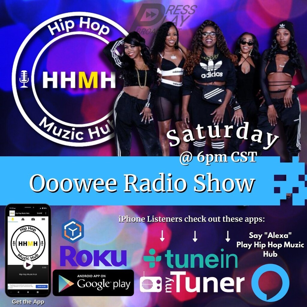 HipHopmuzicHub's tweet image. @oooweeradioshow on Your Favorite Digital #hiphop and #rnb Station #hhmh #kpmd #pressplaybroadcast #oooweeradioshow