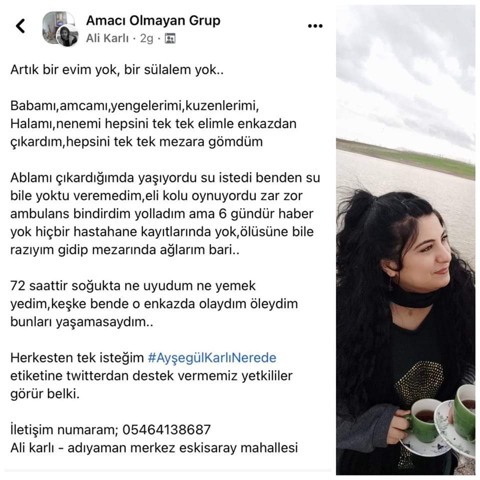 #AyşegülKarlıNerede