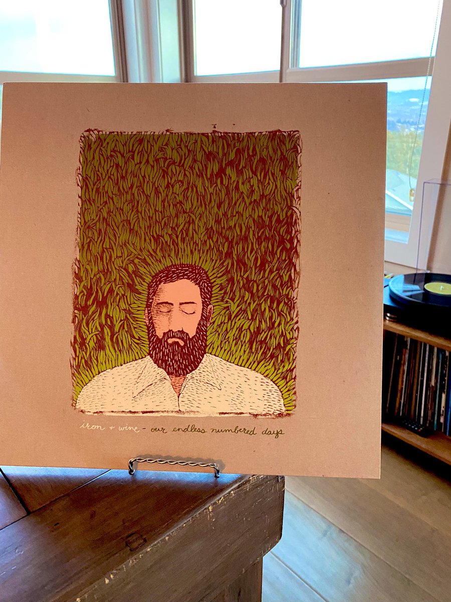 Iron & Wine - our endless numbered days. One of the best indie folk releases from the early 2000’s. #vinylrecords @IronAndWine