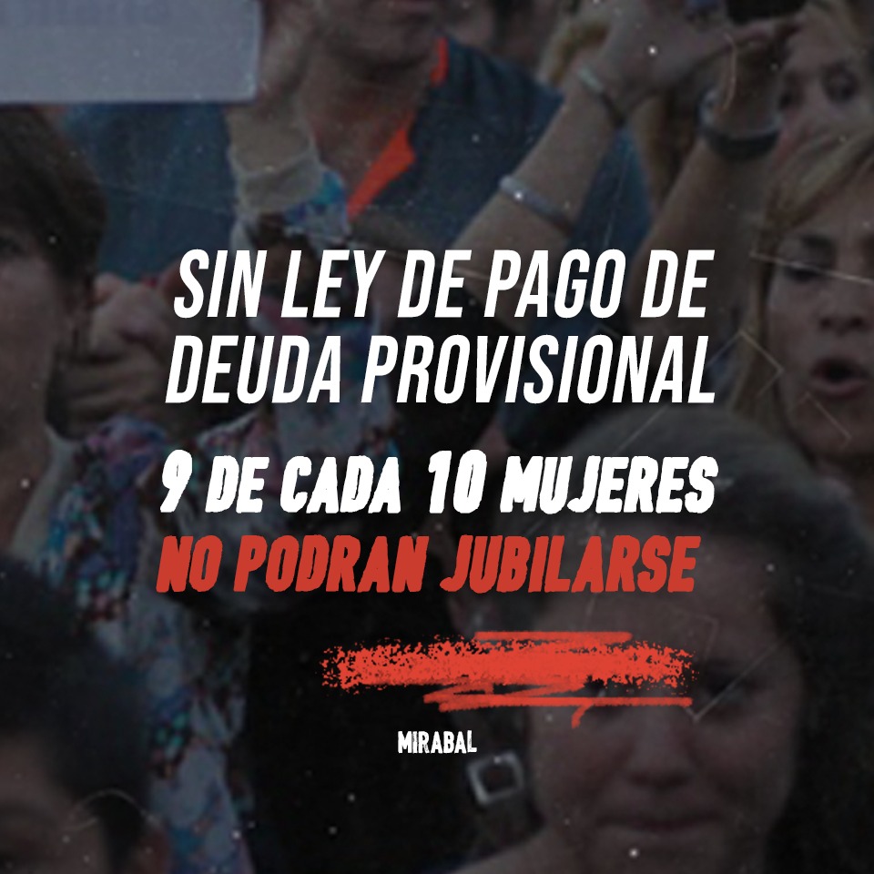 Mirabalmdp's tweet photo. La Ley de Pago de Deuda Previsional es restitución de derechos.

Abrimos hilo. https://t.co/IbXV7CkLsc