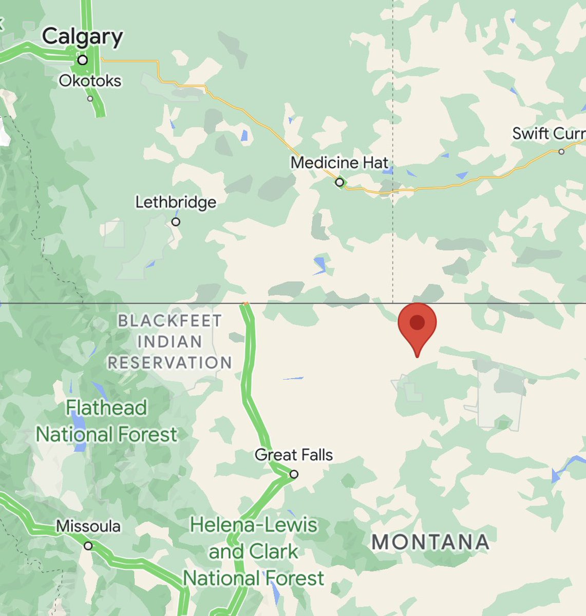 adamlongoTV's tweet photo. (1) BREAKING: @FAANews issues NOTAM (basically a no fly zone) over Havre, Montana for unknown reasons.
The NOTAM reads:
“FEDERAL AVIATION ADMINISTRATION (FAA) CLASSIFIES THE AIRSPACE DEFINED IN THIS NOTAM AS 'NTL DEFENSE AIRSPACE. 
(Cont… ) https://t.co/y4xy0jzjyB