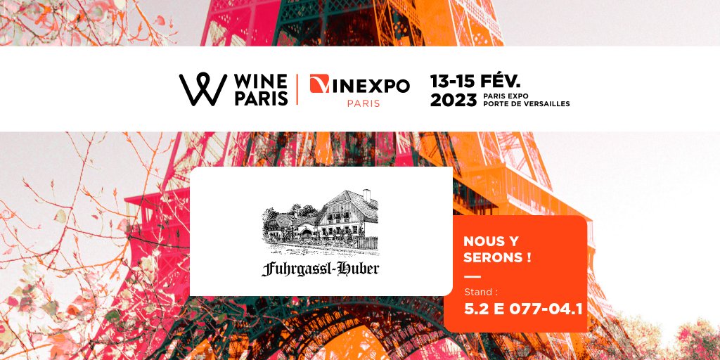 AustriaVini's tweet photo. Les viticulteurs d'Autriche vous présenteront leurs meilleurs vins à @vinexposium #Wineparis à @Paris. https://t.co/G2lo2hyEOY