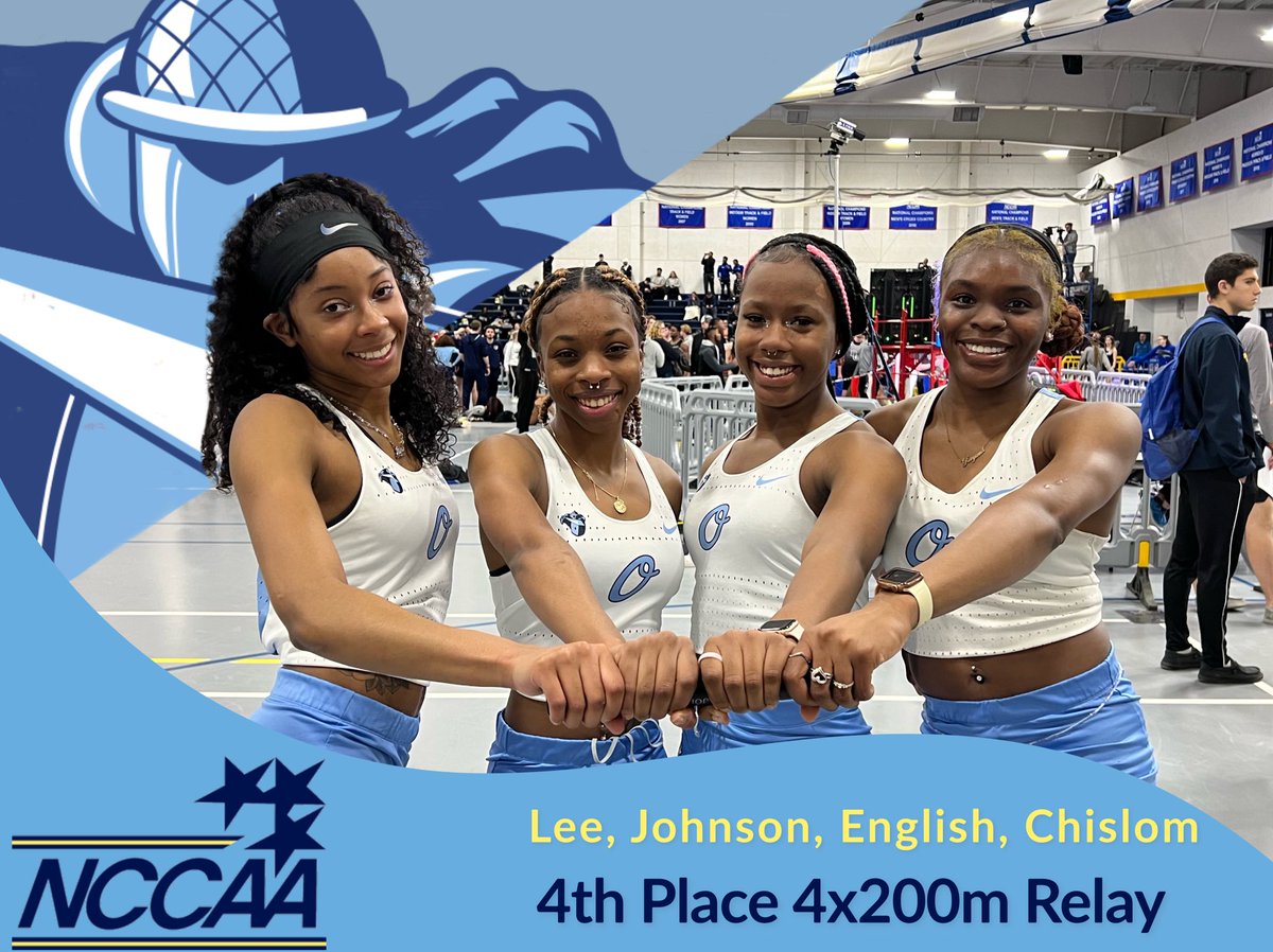 The 4x200m relay placed 4th at Christian Nationals
