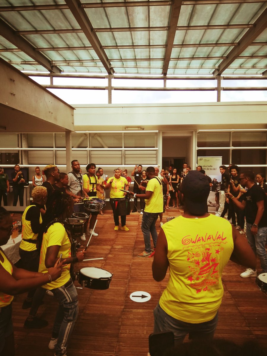 Ambiance #carnaval à la #JPO #EGC #Martinique