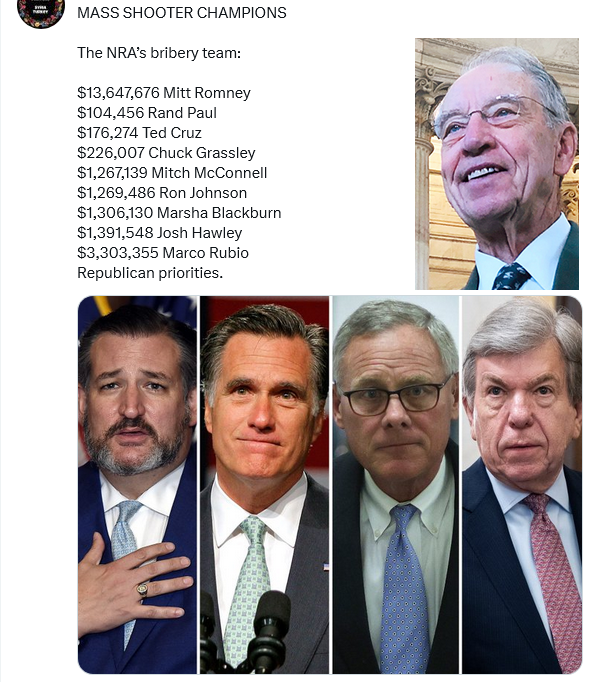 ForRuleOfLaw's tweet photo. @ChuckGrassley Grassley is a lying seditious GOP, just like the rest of @IowaGOP @joniernst @KimReynoldsIA @millermeeks
#GOPLiesAboutEverything
#GOPFascists
#GOPTaxScam
#GOPSeditiousConspiracy
GOP domestic terrorists banning: women, books, LGBTQ, poor.
#NeverForgetJanuary6th https://t.co/5vrvh4l35Q