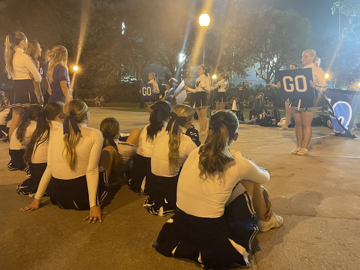 Gearing up for the semi-finals with a few last run-throughs. Let’s go <a href="/OWCheerleaders/">OWCheerleaders</a>