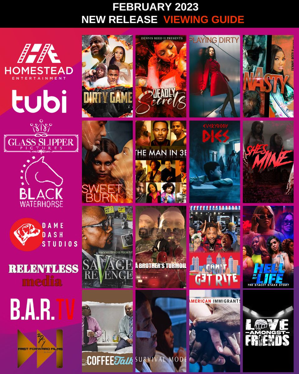 Check out some of the best new Black films on @tubi for Black History Month.🎥 🍿⁠.
⁠