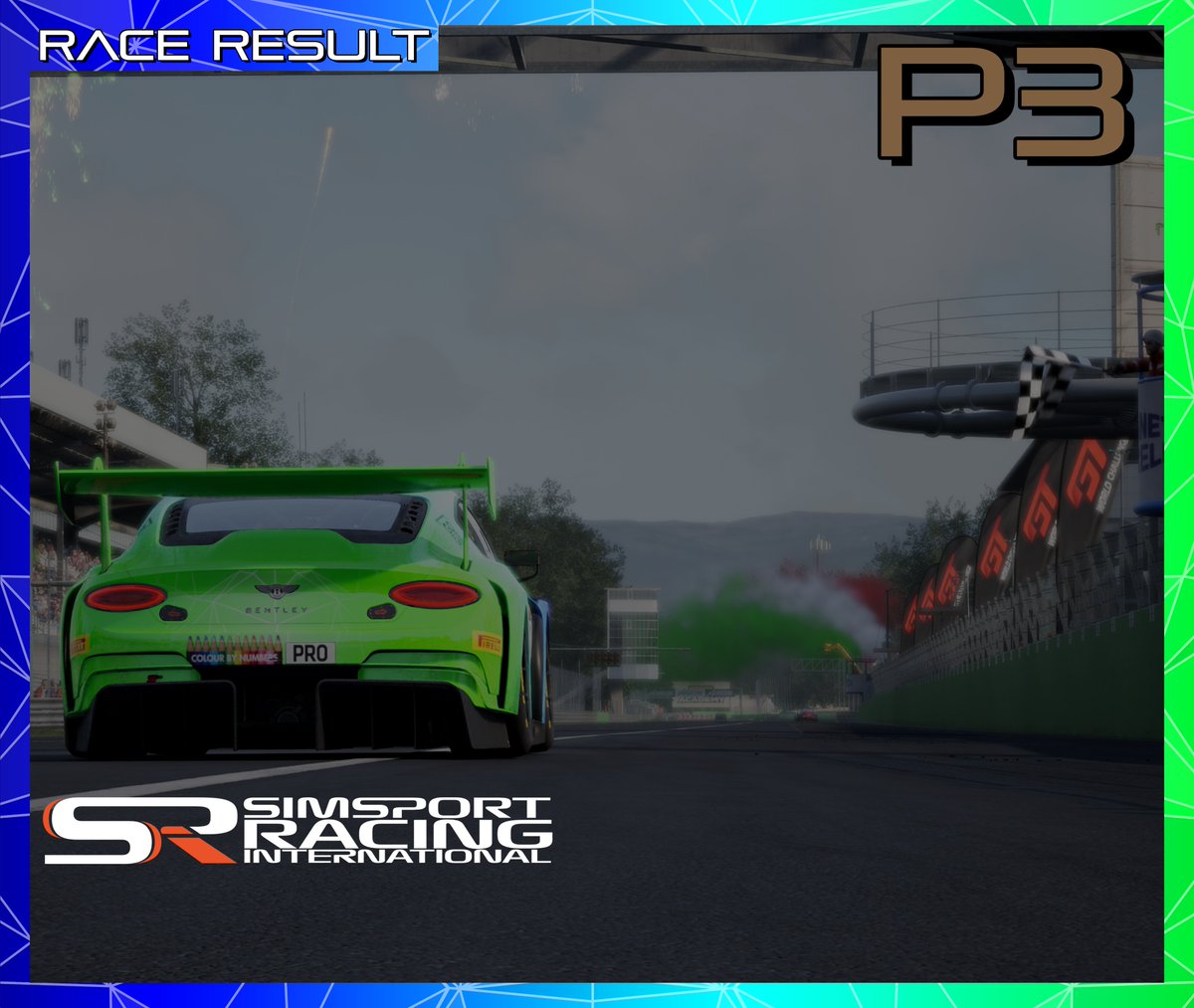 Good result for the team over the weekend. Adam secured P3 in the <a href="/simsport_racing/">Simsport_Racing_International</a>  2.4hr Winter Cup at <a href="/Autodromo_Monza/">Autodromo Nazionale Monza</a>  single handedly while a splash and dash at the end cemented a P4 finish <a href="/iRacing/">iRacing</a>  <a href="/Bathurst12hour/">Bathurst 12 Hour</a> for Nick, Sandro &amp; Jack. That win is getting ever closer.