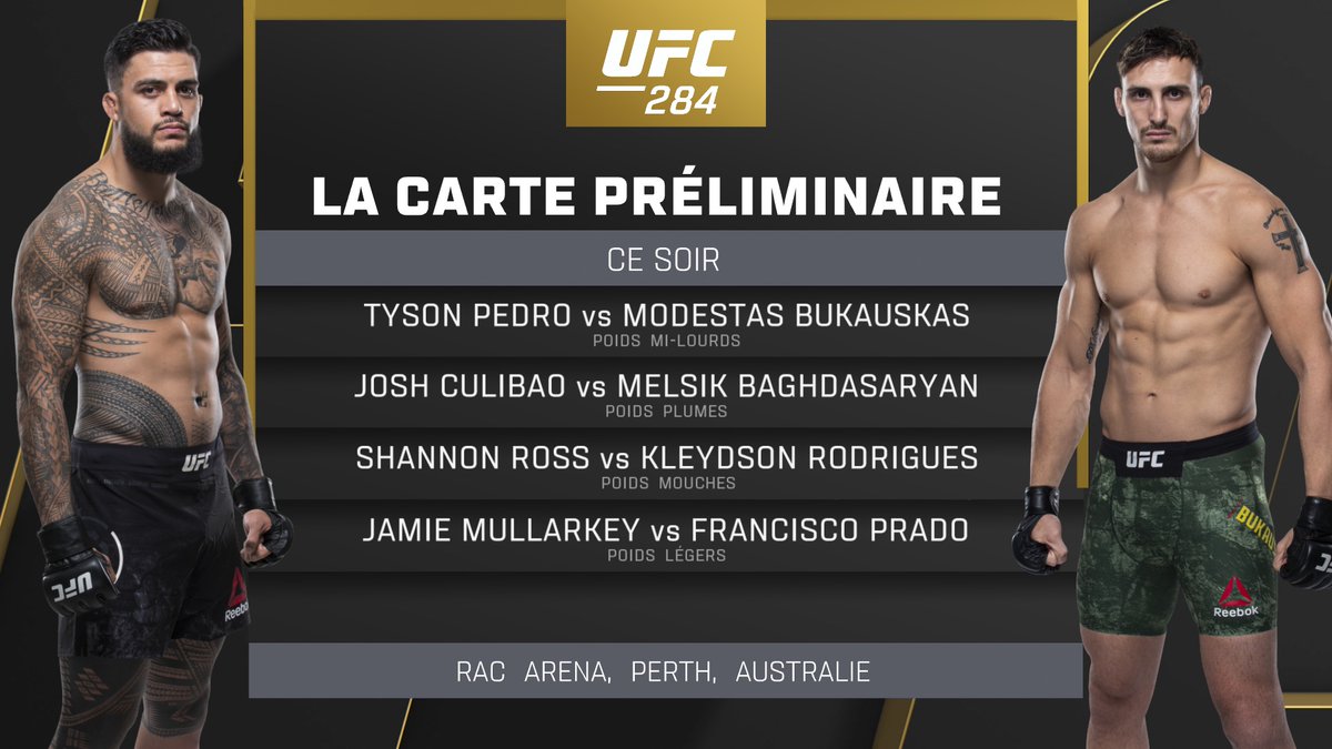 @UFCRDS (@ufcrds) on Twitter photo Les combats préliminaires de l'UFC 284 débutent dans quelques instants sur RDS2 avec <a href="/jpchartrand3/">jp chartrand</a> <a href="/ValTroubleMMA/">Valerie Letourneau</a> et <a href="/patrick_cote/">.</a>
#ufcrds Les combats préliminaires de l'UFC 284 débutent dans quelques instants sur RDS2 avec <a href="/jpchartrand3/">jp chartrand</a> <a href="/ValTroubleMMA/">Valerie Letourneau</a> et <a href="/patrick_cote/">.</a>
#ufcrds