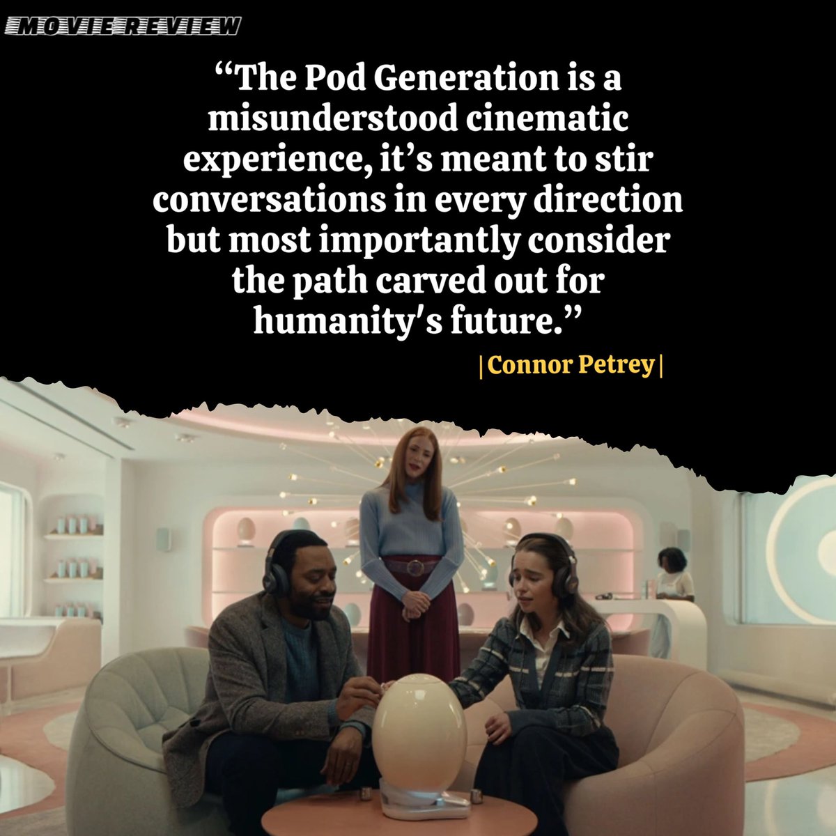 READ Our Movie Review: cinefied.com/thepodgenerati… [#ThePodGeneration #Sundance2023]