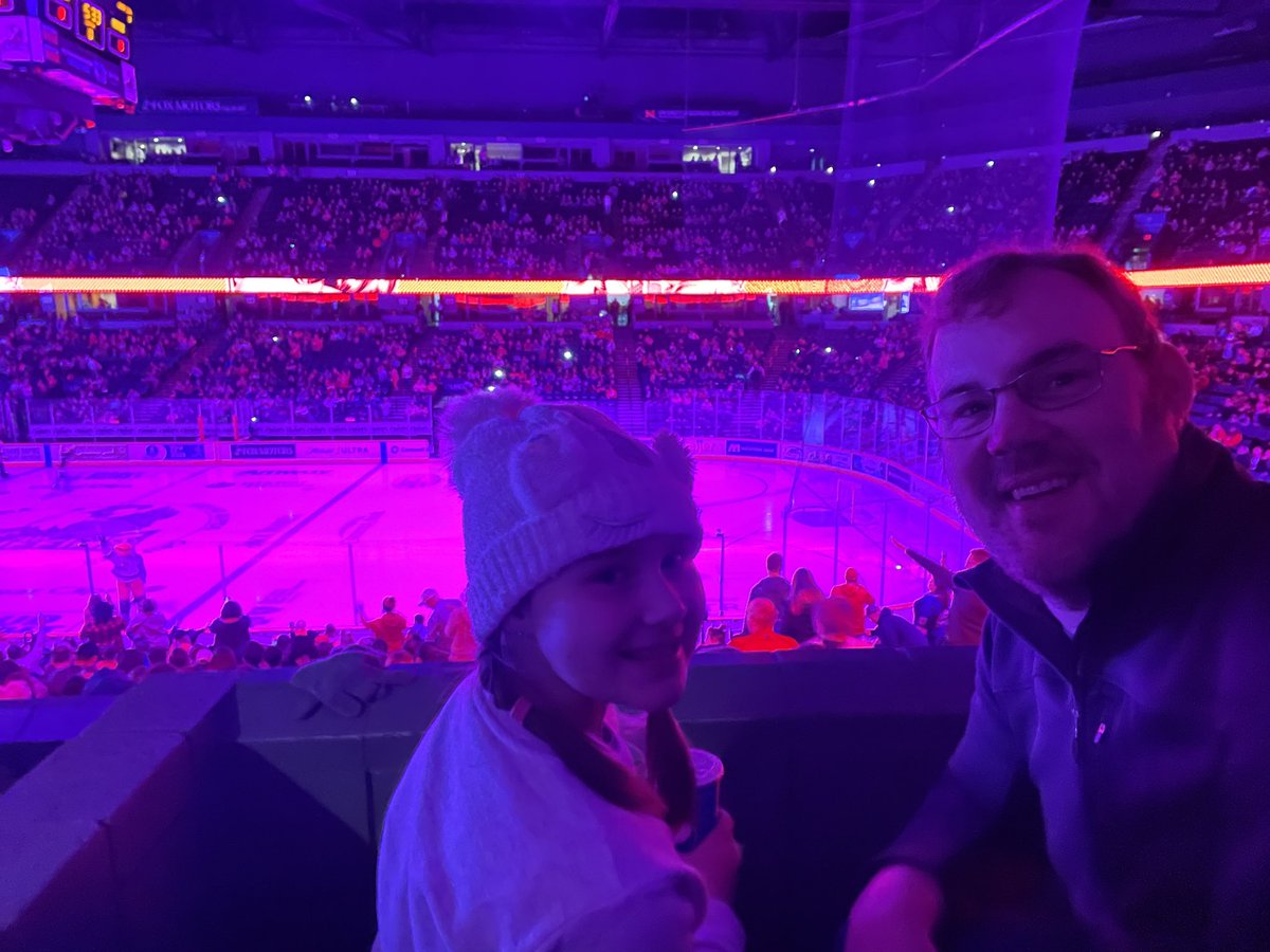 barronjoe's tweet photo. First hockey game!! #GoGRG https://t.co/QiHPJ6kkS6