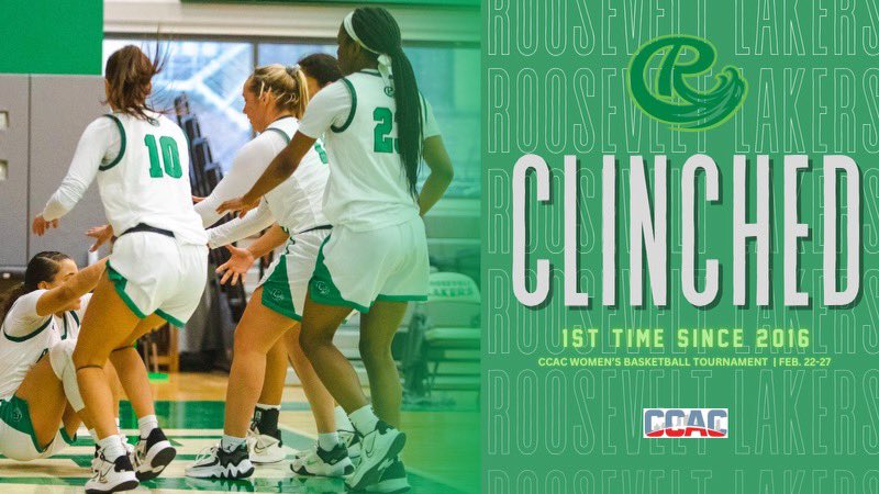 RooseveltWBB's tweet image. The Lakers will play in the CCAC Tournament for the first time since the 2015-16 season.