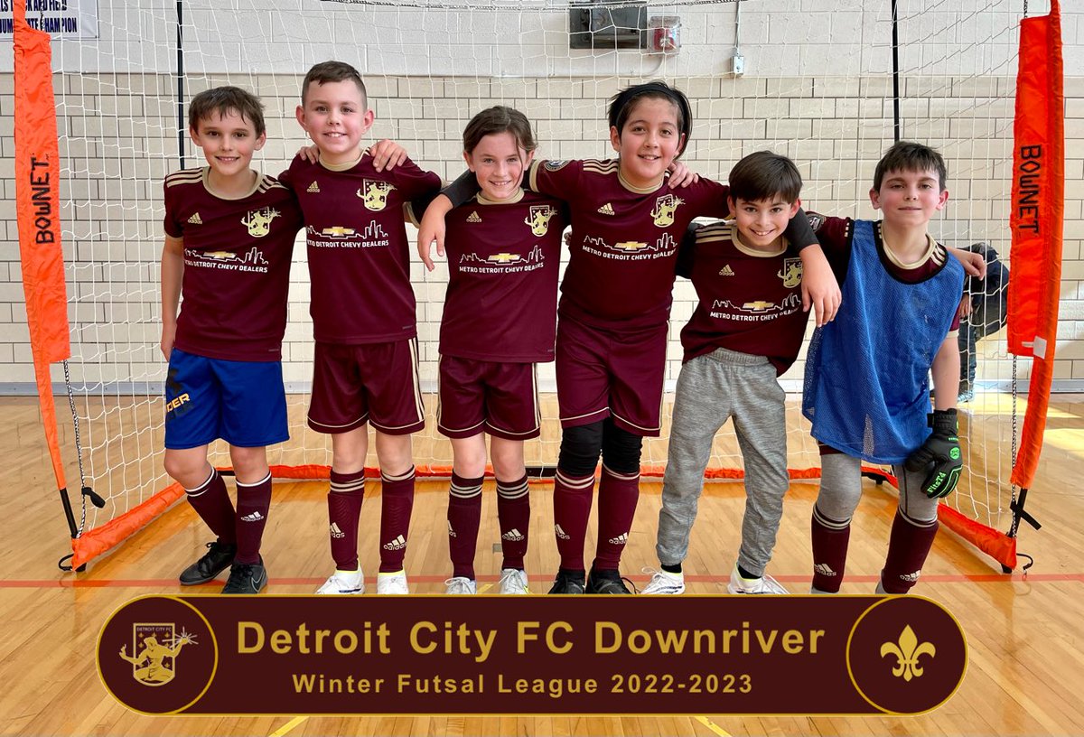 BRusinek's tweet photo. ⚜️ Detroit City FC Youth Downriver 2012 Rouge tearing up the court today in an exciting futsal match! ⚽️ @DCFCDownriver @DetroitCityFC #DCTID @srrusinek @toddmiller22 @GinaMiller03 @rkjohnson https://t.co/0A3EAovqDe