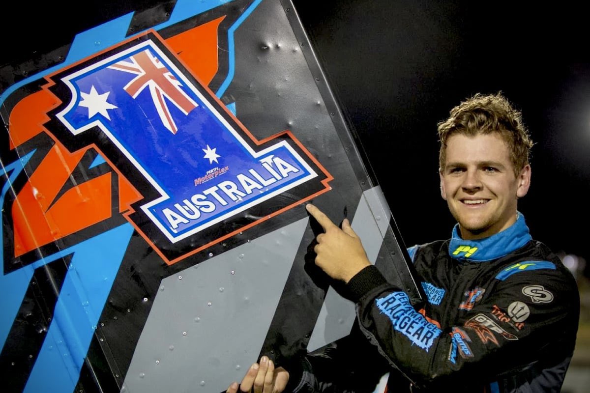 RaceMaxims's tweet image. Congratulations Jock Goodyer on the Australian Title Win @MotorplexSpeedw #racemaximswinner #repeatwinner