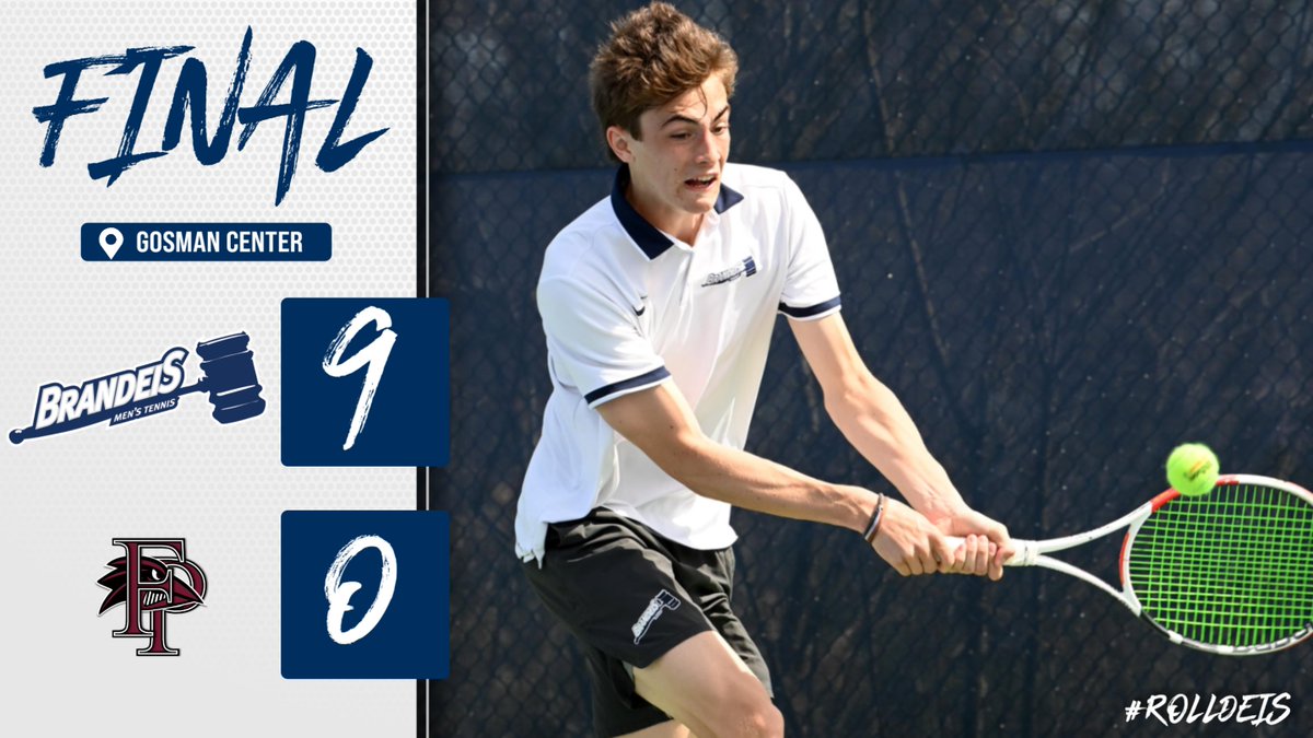 BrandeisJudges's tweet photo. The Full Story: #27 @BrandeisTennis men knock off D2 Franklin Pierce, 9-0 #RollDeis https://t.co/2xjkTSQfuO https://t.co/0gk3i2fEoN