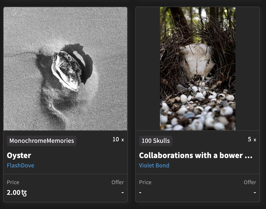 VioletBondArt's tweet photo. 🟣 #violetlights ~ #tezos
~ Accidental Collection Curations
Left: @FlashDove
Right: @VioletBondArt
Discover more artists in my collection here 🔽
https://t.co/i3ghilSAX0 https://t.co/gGJk25uEHE