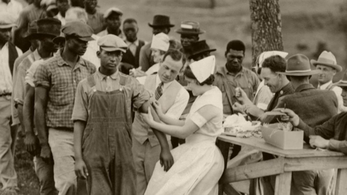 Did you know about the; Tuskegee syphilis study? Six hundred Black men were injected with syphilis by the U.S. government, they only targeted Black men for the experiment to see the effects of the disease on the human body. 👇🏾