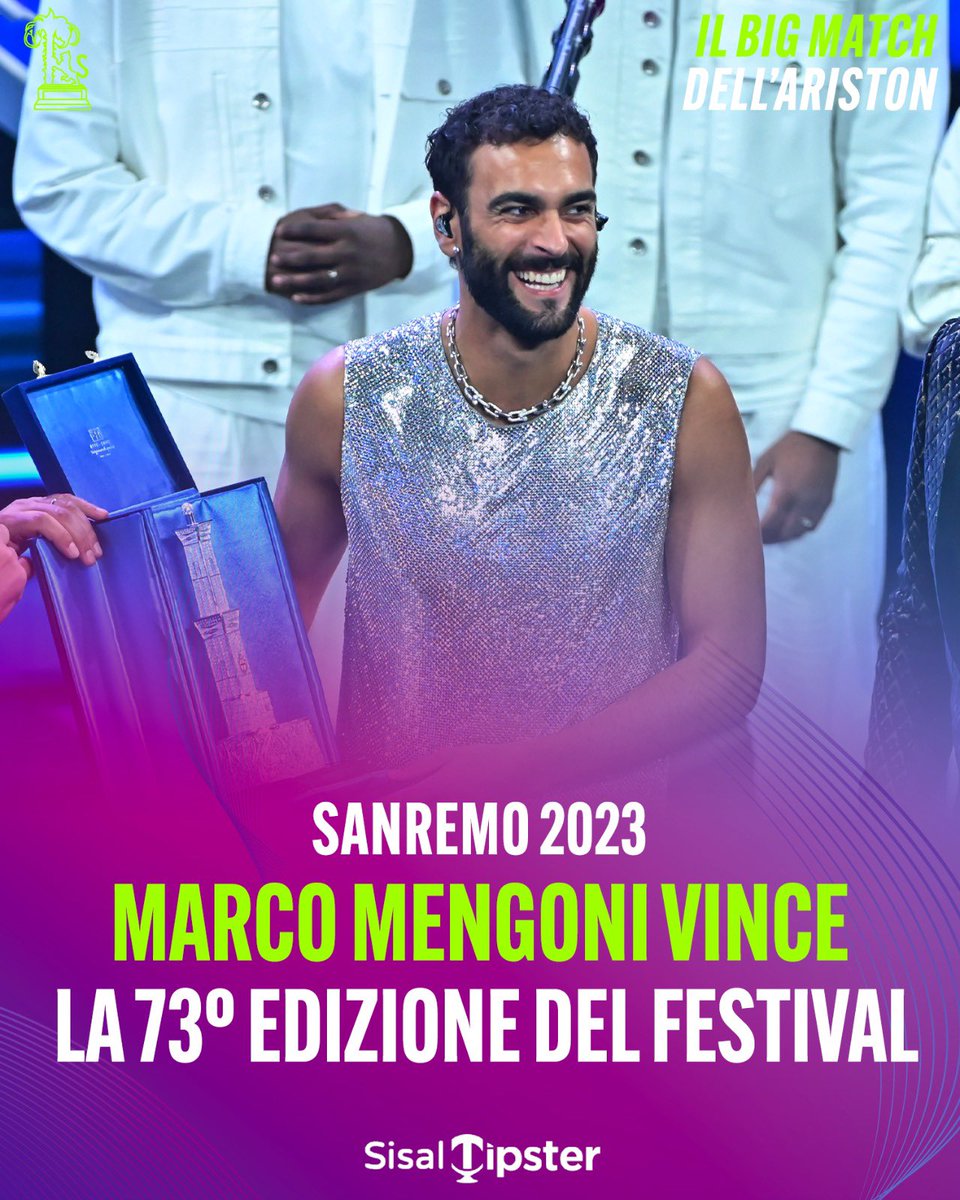 Quanti di voi facevano il tifo per lui e avevano previsto questo risultato? 🤩

#sisaltipster #tquality #tqualitydaldivano #ilbigmatchdellariston #ilprotagonista  #sanremo #sanremo2023 #mengoni