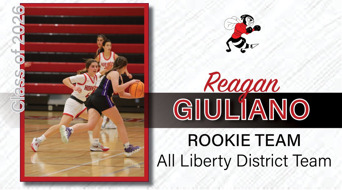 LIBERTY DISTRICT HONOR: We are SO PROUD of freshman Reagan Giuliano for receiving recognition on a district team in her first high school season. She’s just getting started!