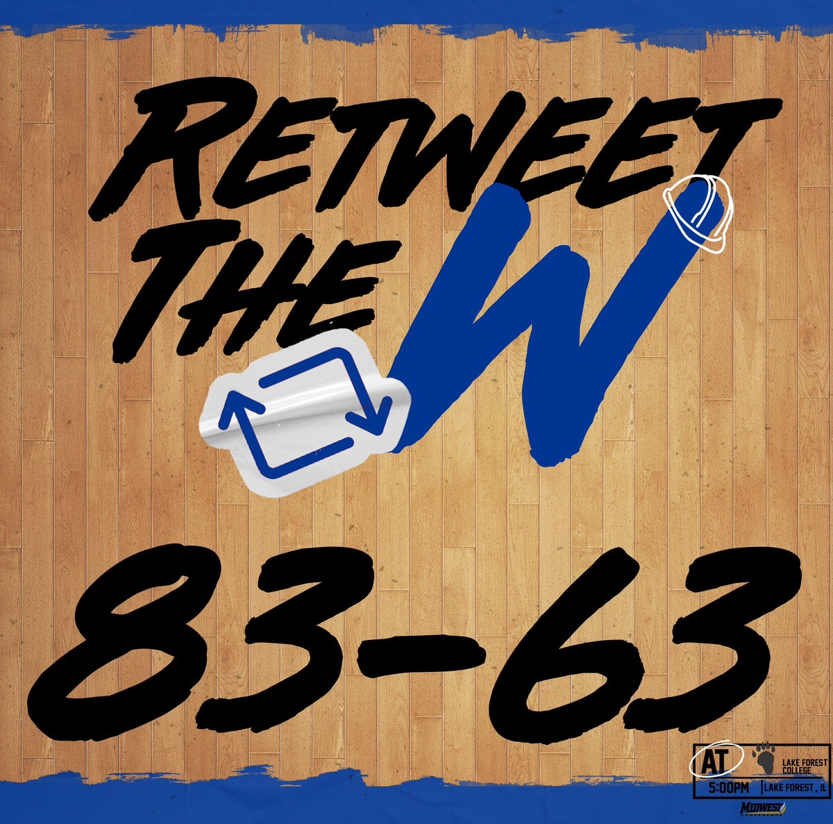 Final from tonight’s game at Lake Forest:

🔵⚪️