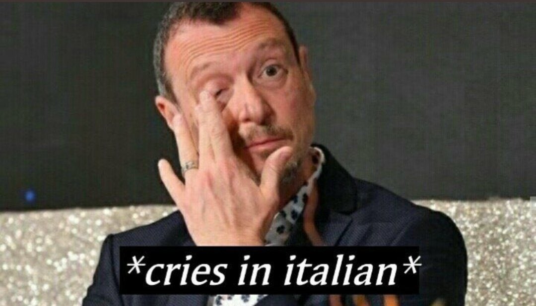 ho una sensazione di vuoto enorme #sanremo2023