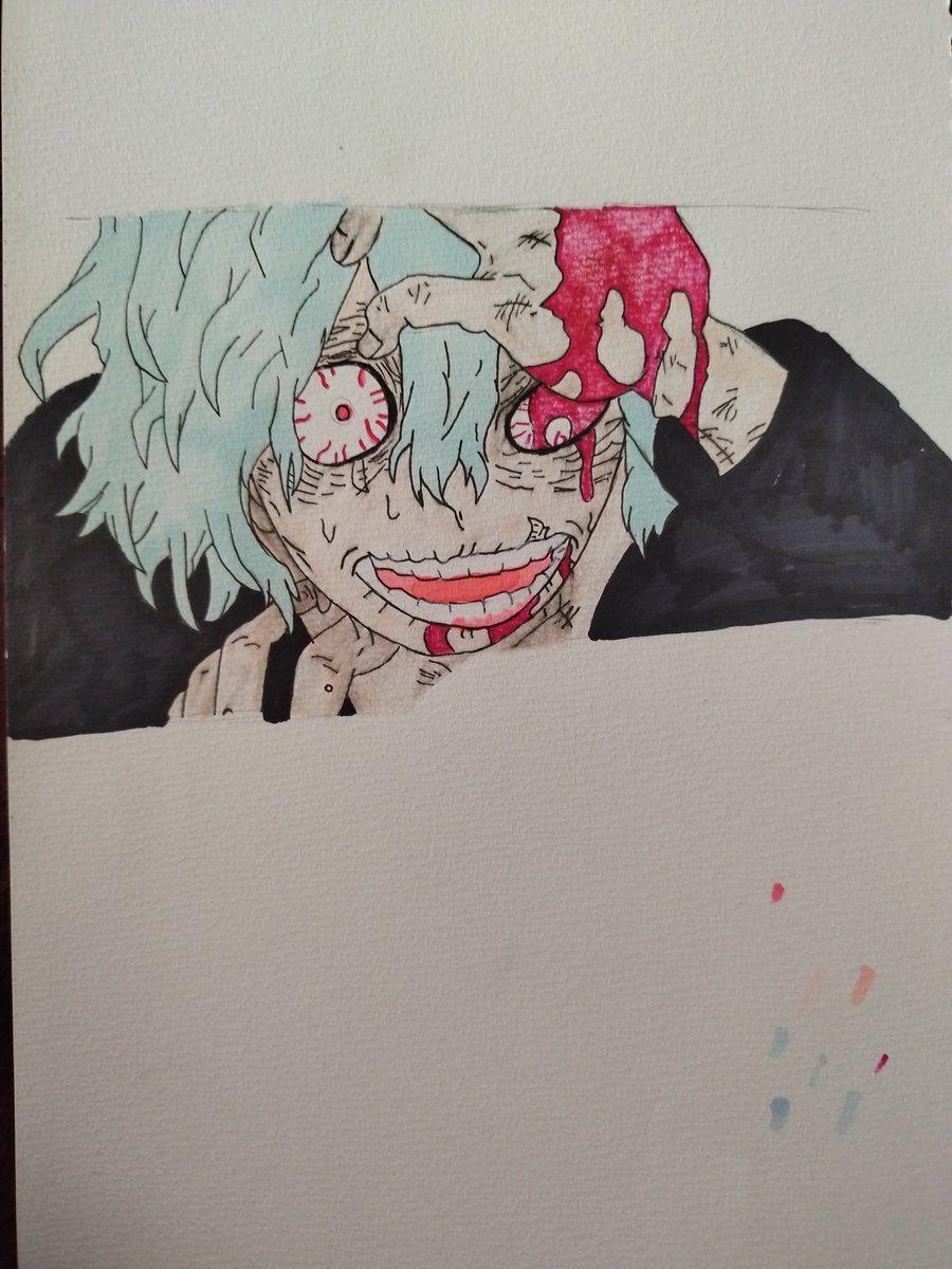 死柄木弔描いてみました!
＃ヒロアカ
#死柄木弔