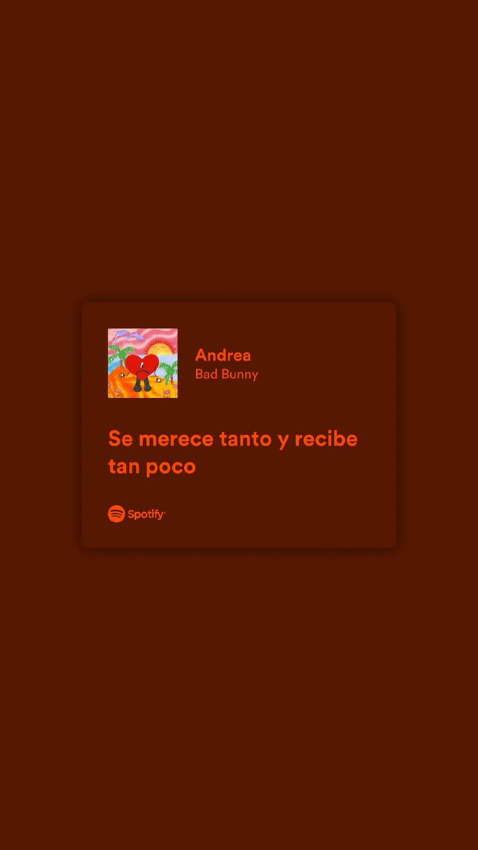 Bad Bunny- Andrea
