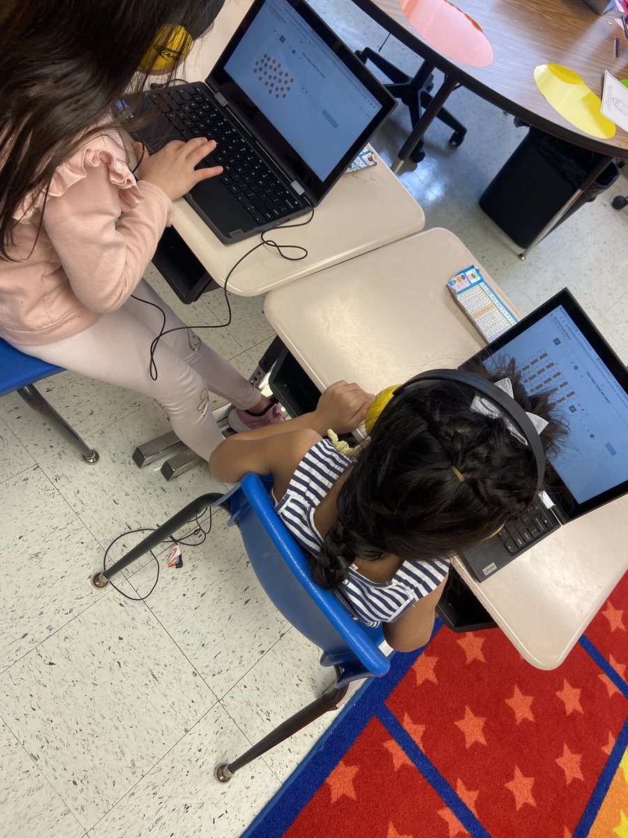 First graders tried out a money Desmos activity this week for the first time! They did an amazing job and loved adding more technology into math time!