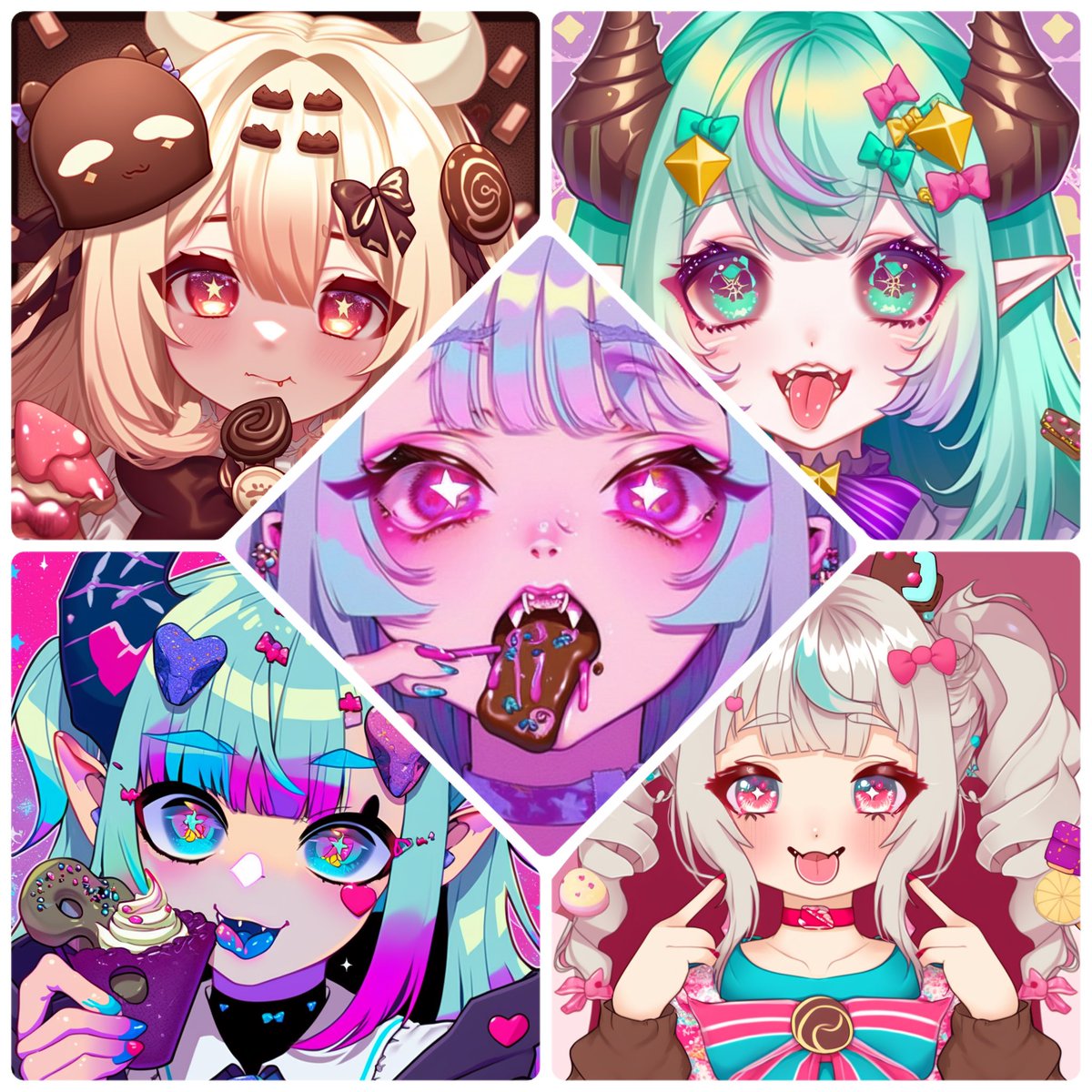tete_AI_art's tweet photo. 【リスト告知】
👾#pop_monster👾
バレンタインver.の新作10作品をリストします✨

⏰本日2/12( 𝚂𝚞𝚗 )21:00～
💰0.01ETH

polygonやHEXAでのお迎えご希望の方はDMくださいね😊

✅OS✅
https://t.co/FzXN1N5R0U

各作品へのリンクはリプ欄より🔗

#AIイラスト https://t.co/I3CL3Biaj6