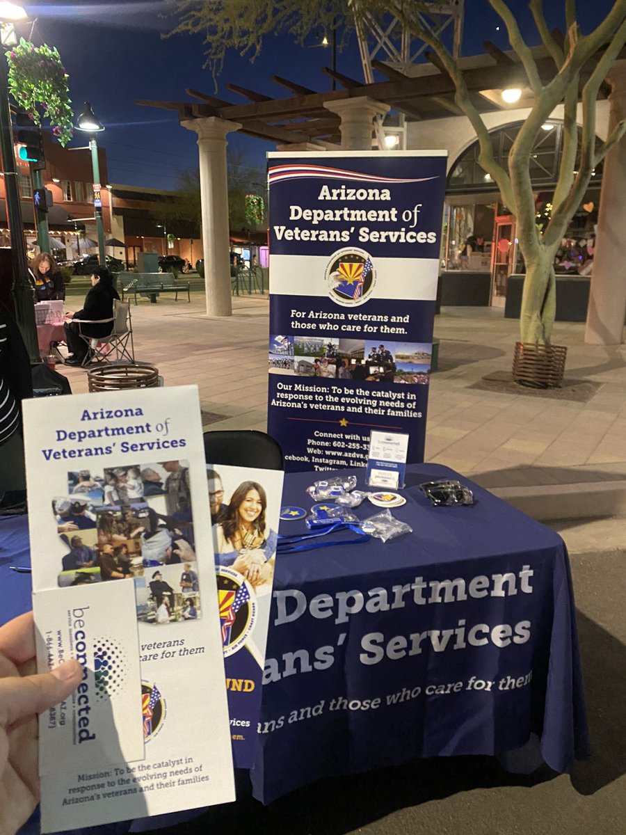 Gabyfernbaugh's tweet photo. I spoke with a representative from the Arizona Department of Veterans’ Services at the Market on Main Pride Celebration. They have great relief resources for veterans. 🏳️‍🌈🇺🇸 https://t.co/mPTCF3NL3A