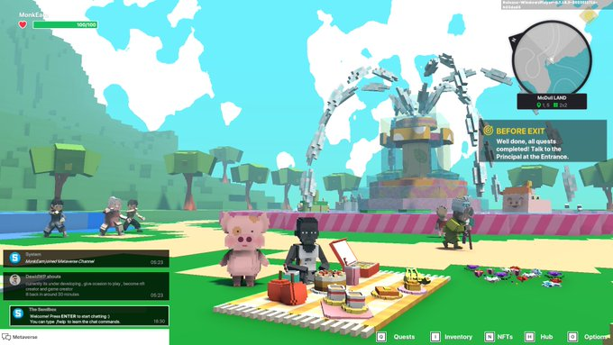 KianoNail's tweet photo. @TheSandboxGame I found McDull in McDull LAND! 🐷 #LunarNewYearTSB https://t.co/9ONonsYZIn