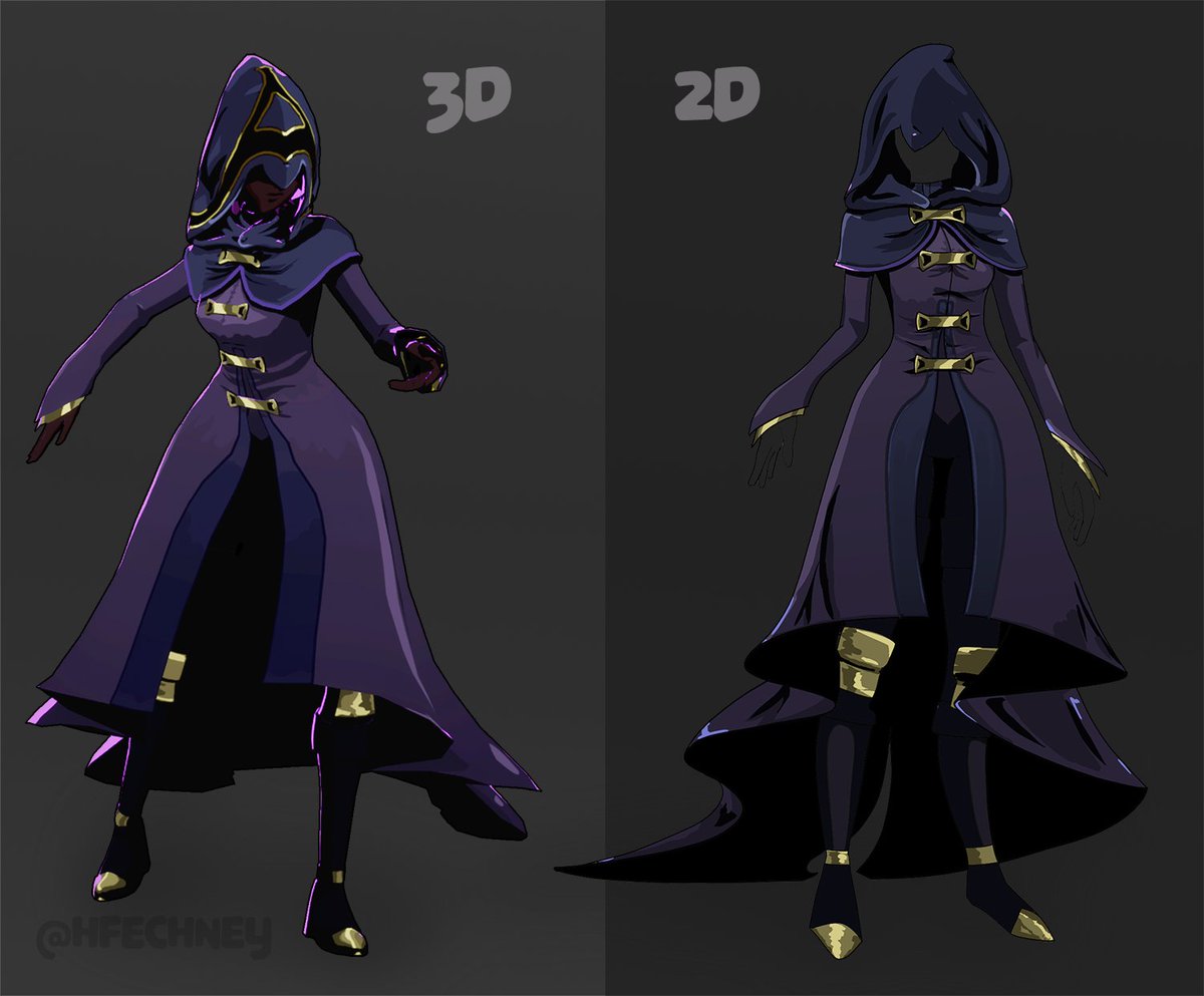 HFechney's tweet image. In-game 3D model vs the original 2D concept. Lots of cool, hidden wine motifs in this design for the "Rieslinger" #screenshotsaturday #UnrealEngine #gamedev #3dart