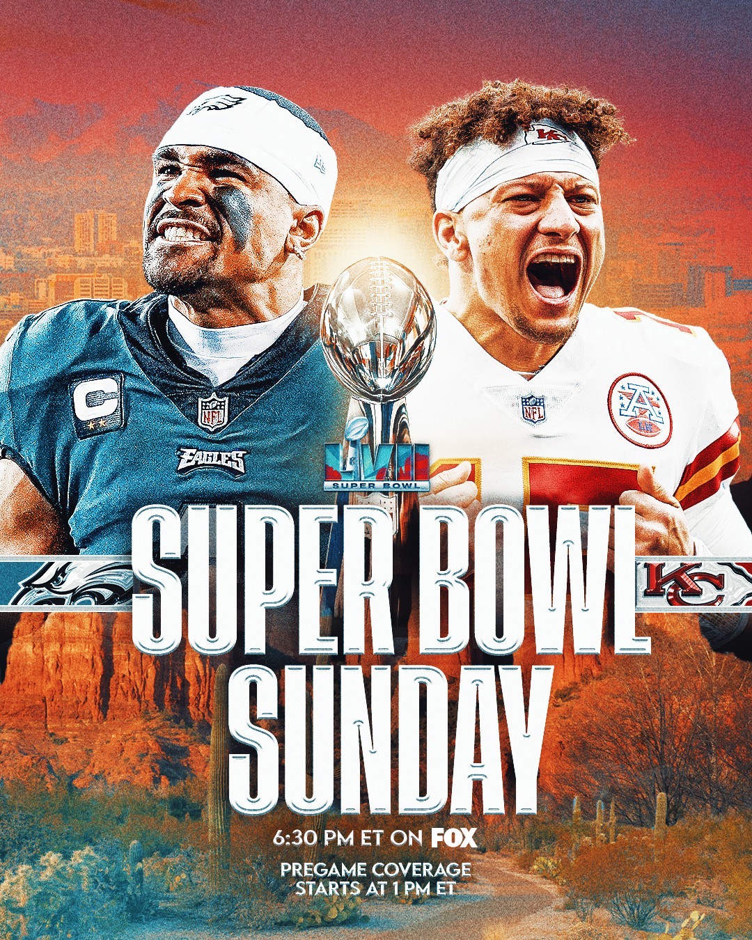 FOX Sports: NFL on X: 'IT'S OFFICIALLY SUPER BOWL SUNDAY 