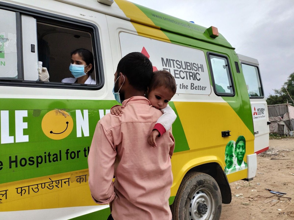 smilefoundation's tweet image. Since January 2022, more than 14,800 families from the villages of Manesar, Haryana have received free doorstep healthcare through Smile Foundation&apos;s #SmileOnWheels Mobile hospital.
As these people could not visit the hospital, we’re taking the hospital to them.
#HealthCannotWait