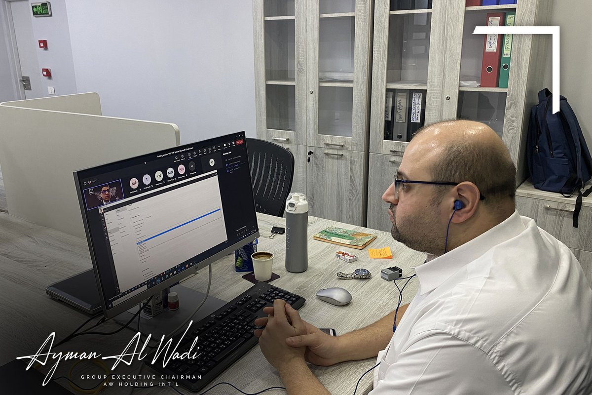 Ayman_Al_Wadi's tweet photo. Thank you Mr. Hossam Eldin Elmoghazy, AW Holding INT'L IT Manager, and the whole IT department for your efforts in keeping us up-to-date with every technological advancement.
#AWHolding #AWUAE #AWKSA #AWOman #AWEgypt #AWCBC #TrainingSession #DigitalTransformation #IT https://t.co/W37C4a7oLW