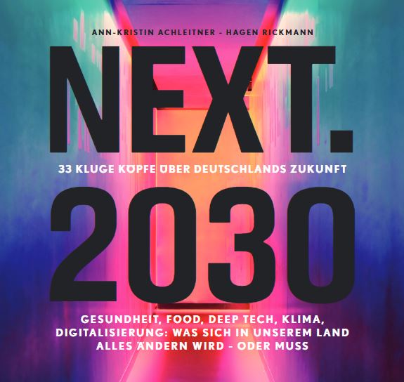 It has been a privilege to contribute a chapter on #foodtech to #next2030. A book focused on upcoming change, challenges &amp; opportunities published by Ann-Kristin Achleitner &amp; Hagen Rickmann on the initiative of @DIND Have a look dind.info/next-2030/ #next2030 #visionnext2030