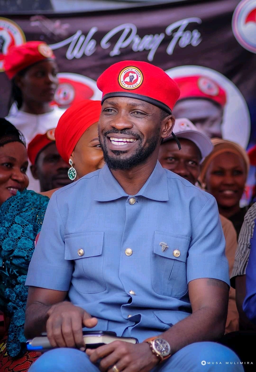 Happy birthday Mr president kyagulanyi Robert sentamu aka bobi wine more blessings fadha    